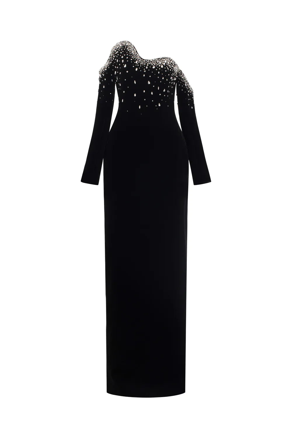 Wavy Off Shoulder Long Sleeves Dress